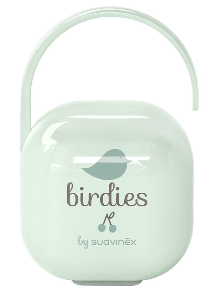 Suavinex Birdies Porte Sucettes Dès 0 Mois - Couleur : Vert